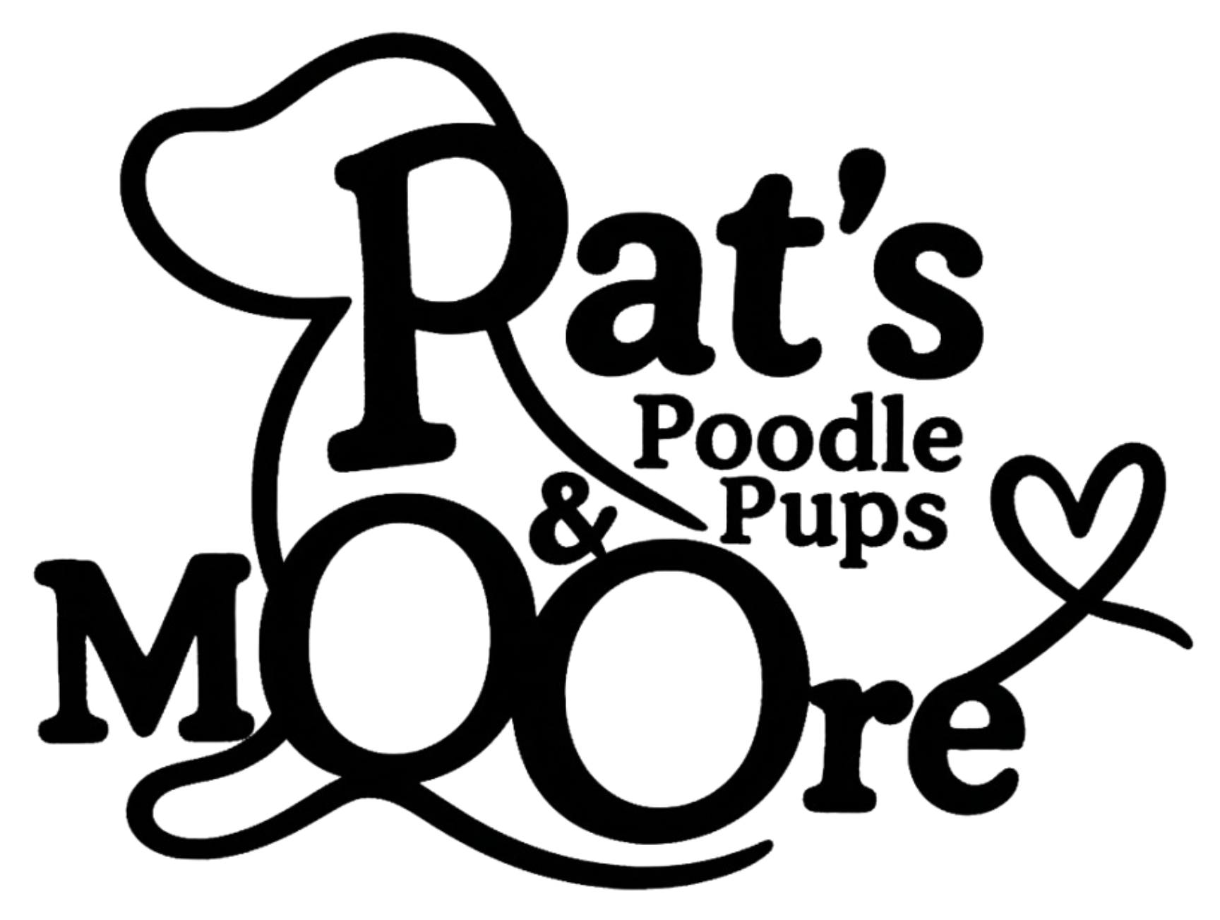 Pat's Poodle Pups Logo