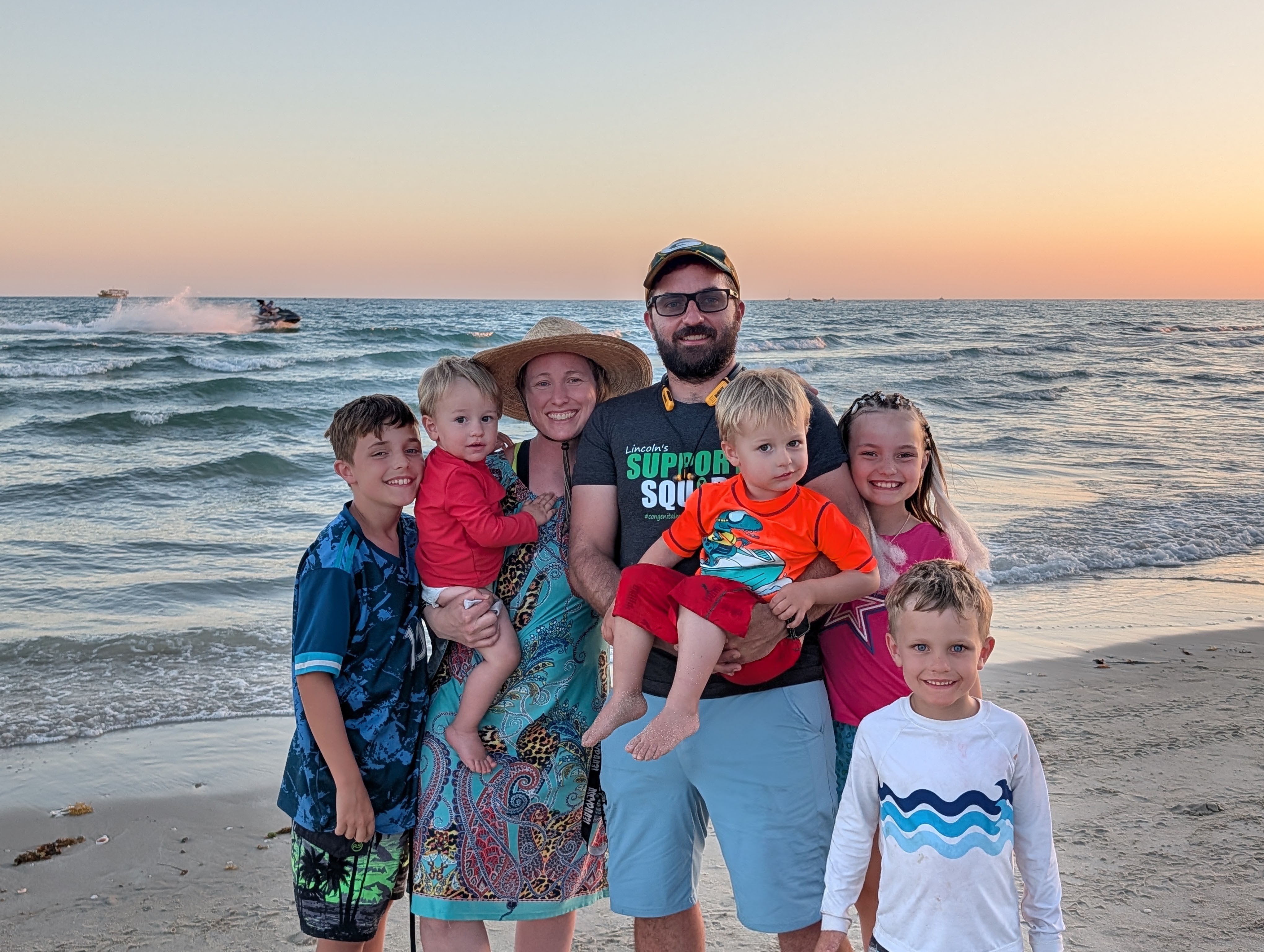 Moore Family at the beach